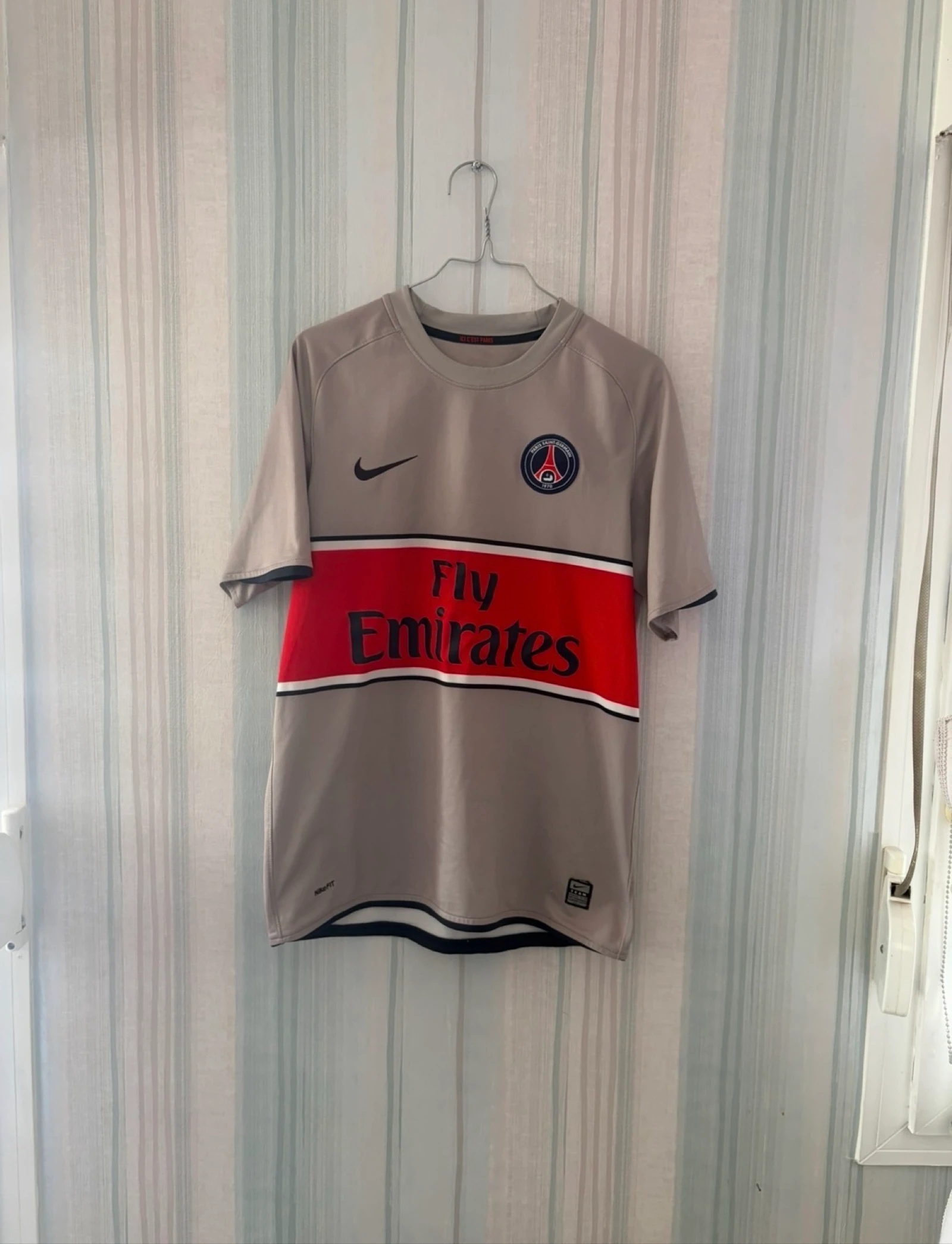 Maillot PSG Extérieur 2008/2009 - Nike Fit - Taille S